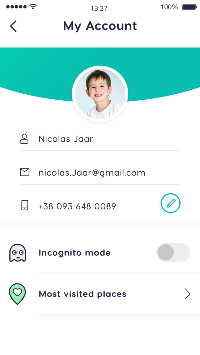 User flow screenshot 1
