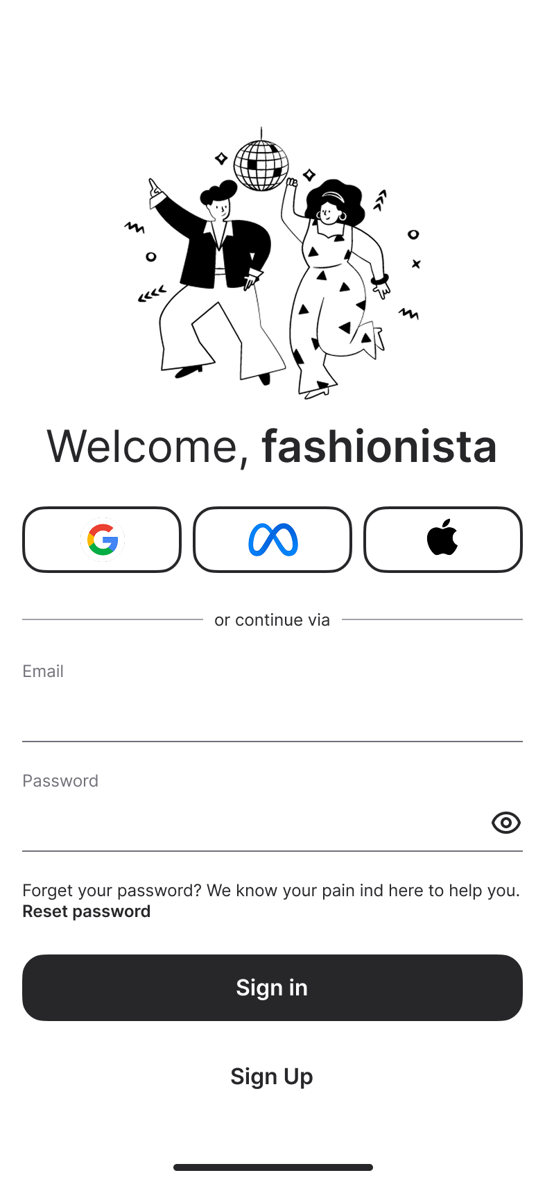 Login+onboarding screenshot 1